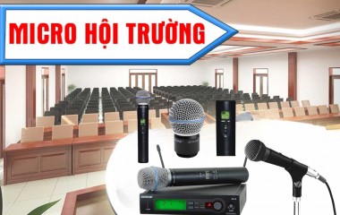 Top 5+ Micro hội trường có chất âm cực tốt, giá rẻ trên thị trường